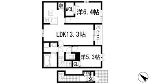 アルドーレ2の物件間取画像